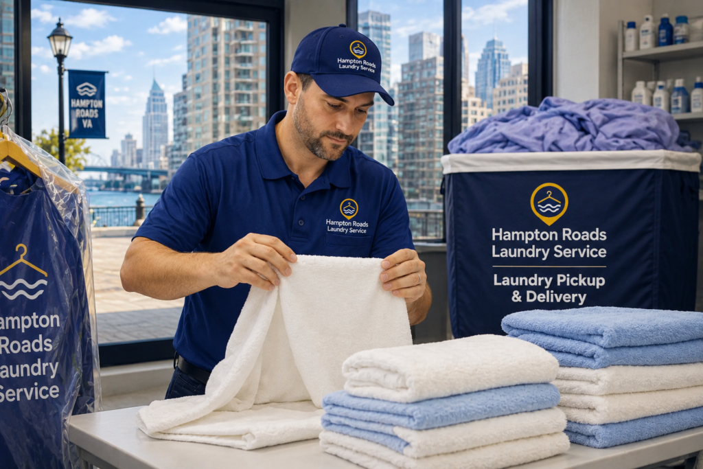 Laundry being folded